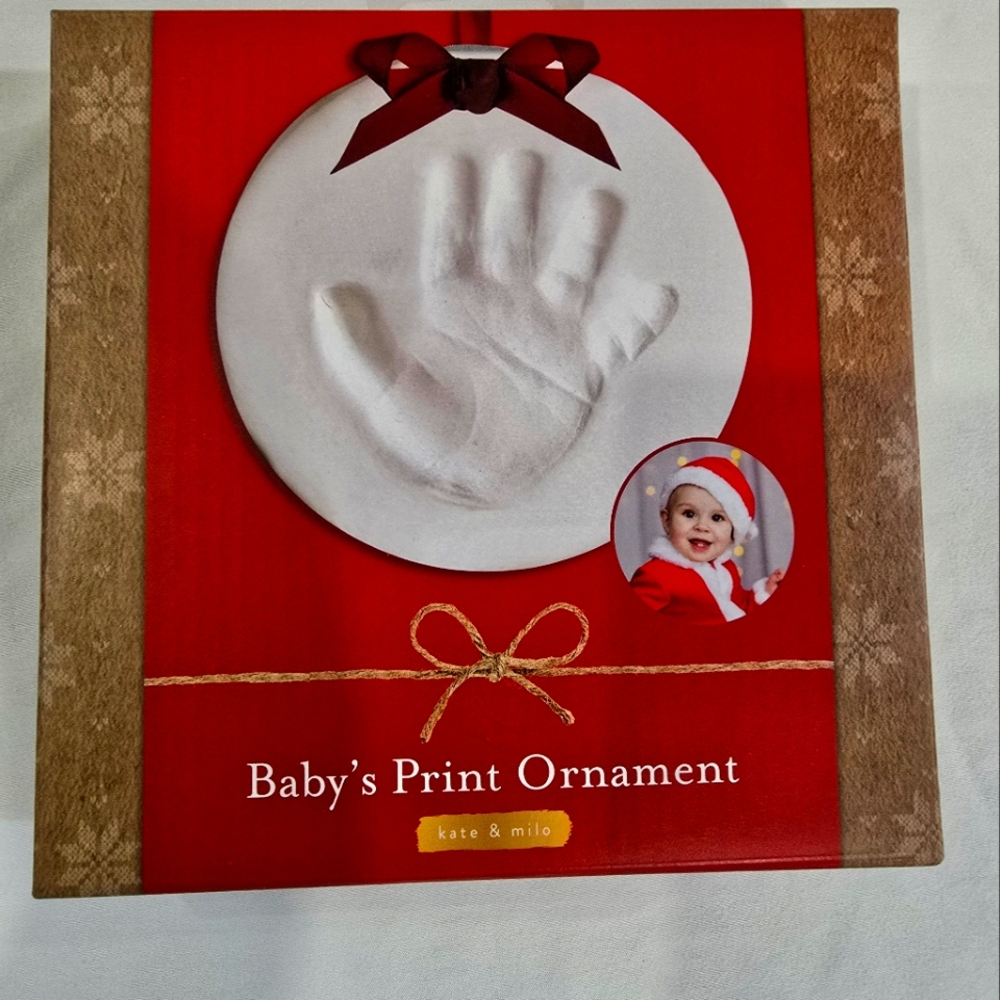 Baby’s Print Ornament - Kate & Milo